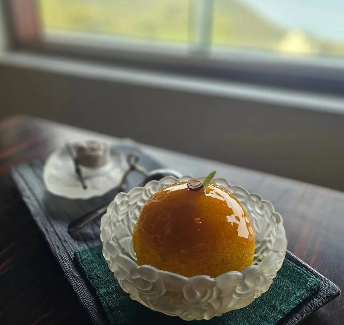 A traditional tea snack served at Bibibidang