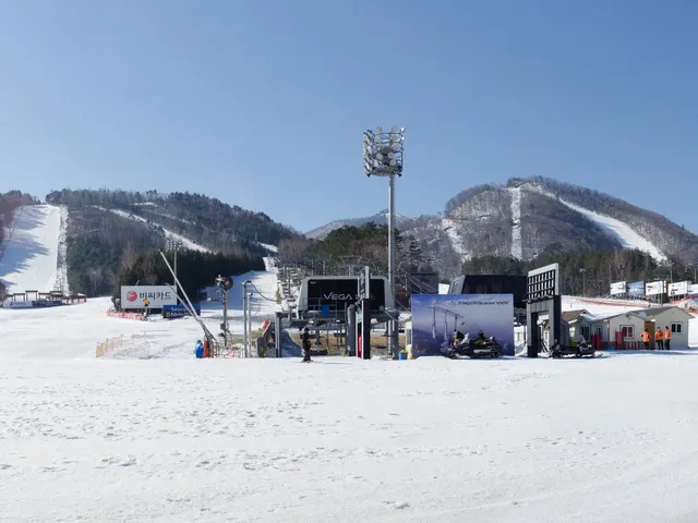 Ski slopes at YongPyong Resort, Gangwon (illustrative photo, not Eden Valley)
