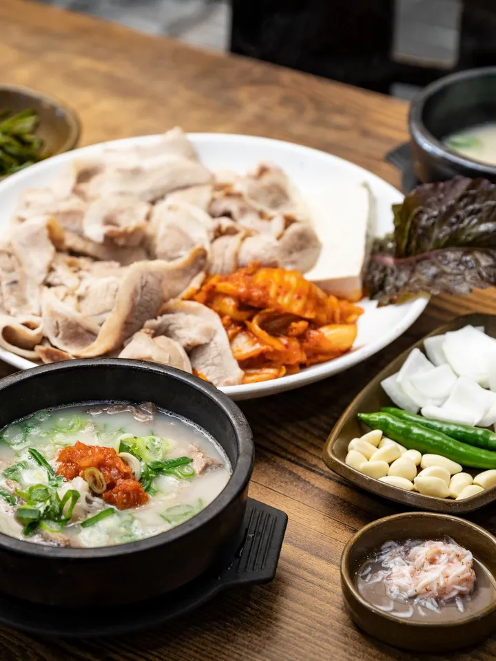 豬肉湯飯與小菜