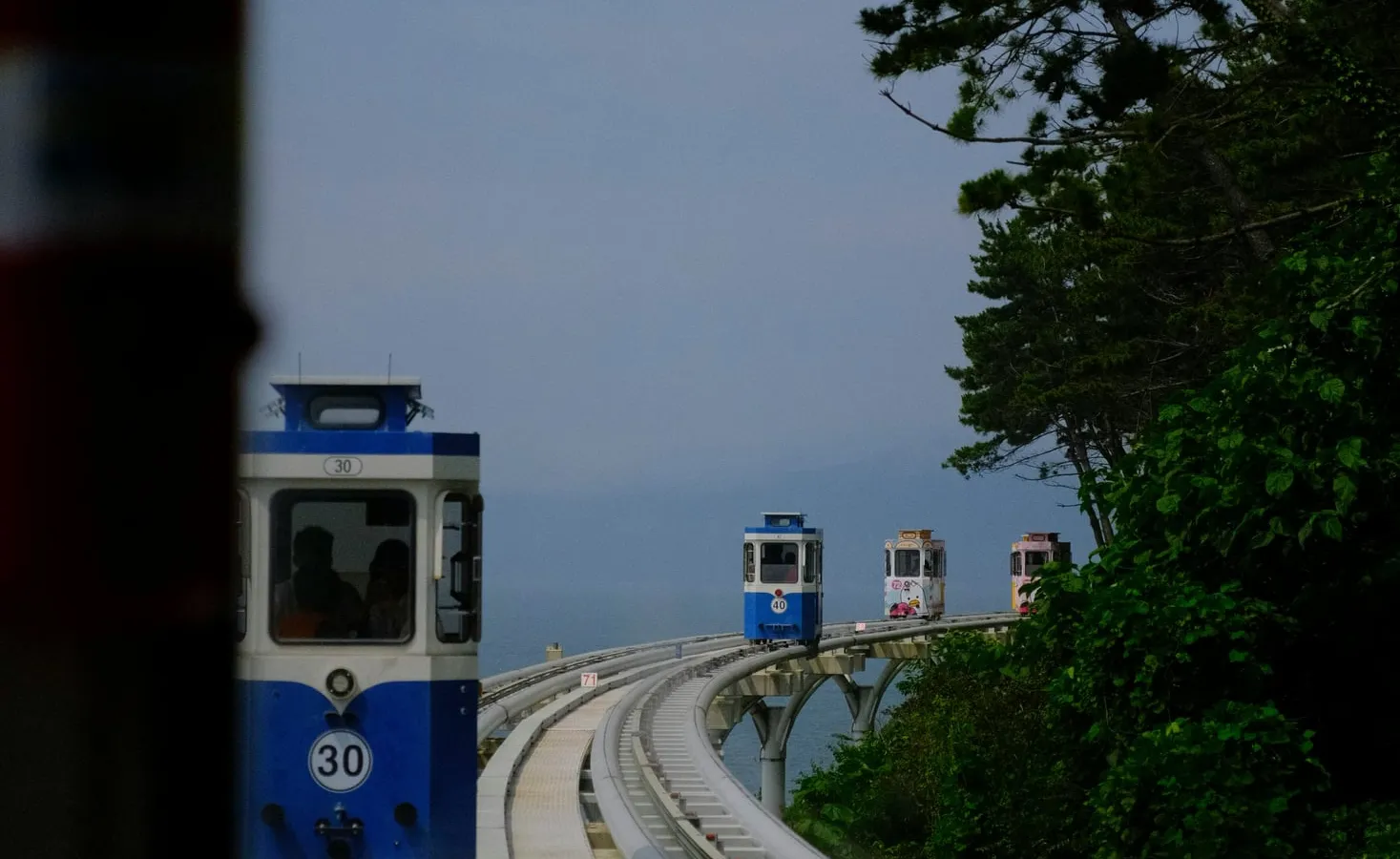 海雲台Blueline Park天空膠囊 & 海邊列車