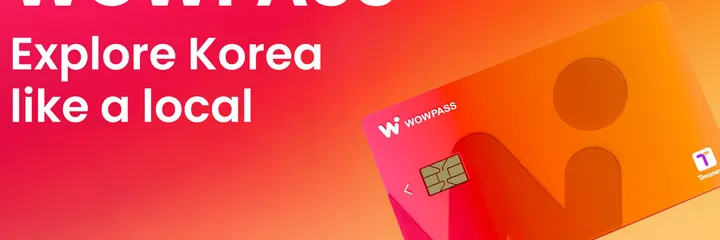 WOWPASS Korea Multi-Currency Card (with T-money Transit Function)